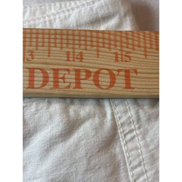 Billy Blues Womens White Cargo Pants Size 4 With Multiple Pockets & Belt Loops - Picture 7 of 14